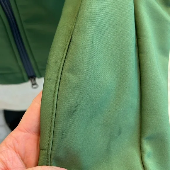 Nike Green Softshell Running Full Zip Up Jacket Size S - Picture 9 of 10